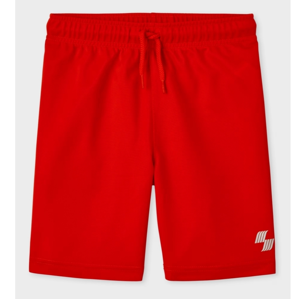 Kids Red Basketball Shorts